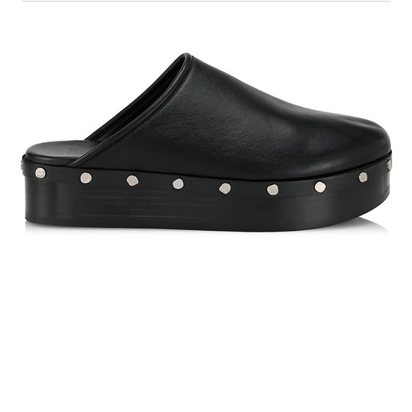 Co. Mule Leather Studded Slides Retail: $795 - Picture 1 of 9